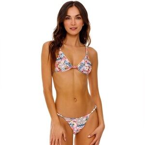 Agua Bendita Belle Meraki Medium Bikini Top NWT